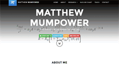Desktop Screenshot of matthewmumpower.com